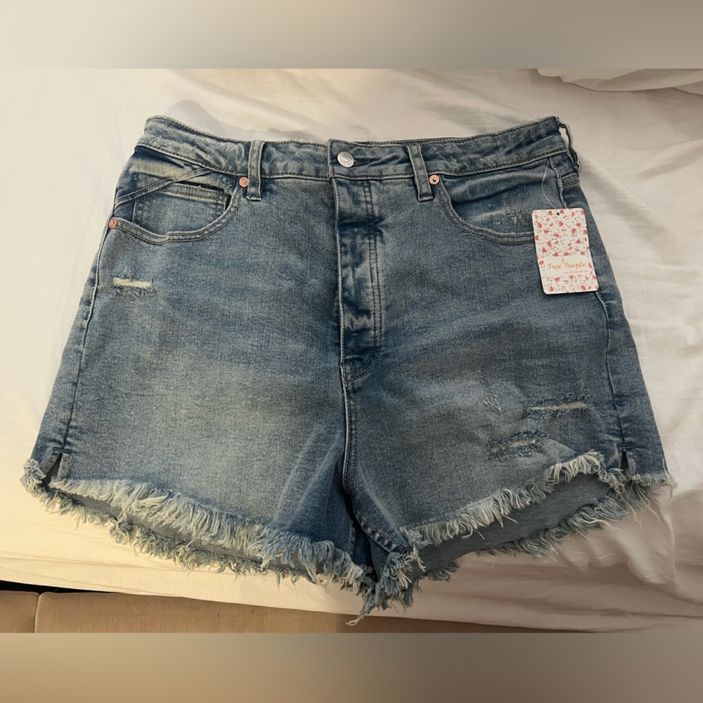 Free People CRVY Jean Shorts